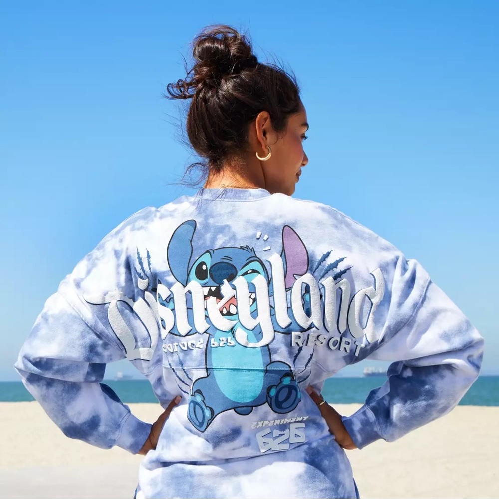 Disneyland size M medium Iilo and stitch tye dye spirit jersey shirt